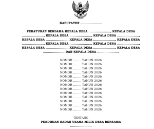 dokumen penyusunan ad-art bumdesma